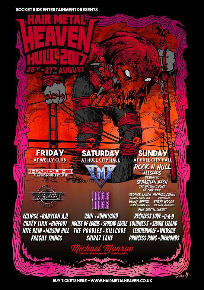 Spread Eagle @ Hull City Hall, UK. Sat Aug 26