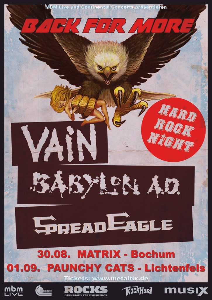 Spread Eagle live Matrix Bochum