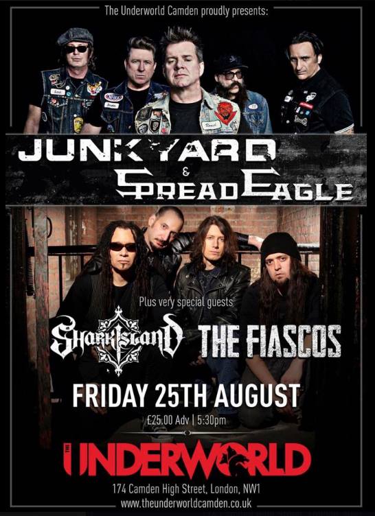 Spread Eagle @ Underworld. London, UK. Fri Aug 25
